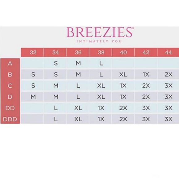 Breezies Lace Seamless Cami Wirefree Bra w/ Removable Pads - Picture 3 of 3